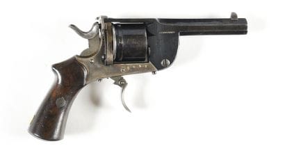 Revolver belge système Levaux, six coups,...