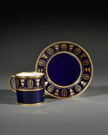 Sèvres
Tasse litron et sa soucoupe de la...