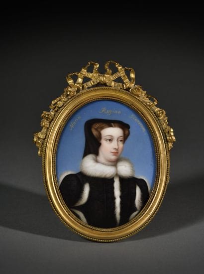 Sophie Liénard
Miniature sur porcelaine représentant...