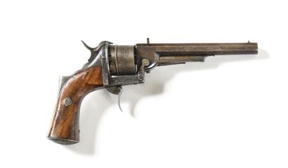 Revolver système Loron à broche, six coups,...