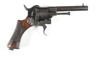 Revolver à broche dans le goût allemand,...