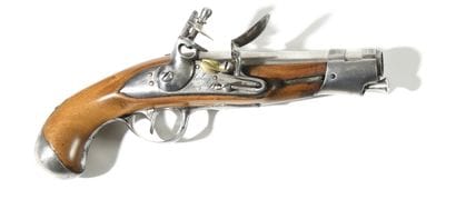 Pistolet de gendarmerie modèle An 9.
Canon...