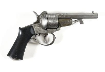 Revolver à broche système Javelle, six coups,...