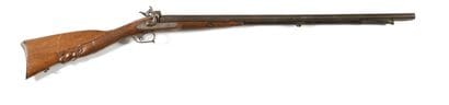 Fusil de chasse à percussion, deux coups....