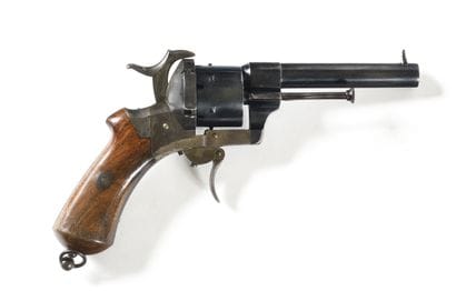 Revolver à broche Lefaucheux, six coups,...