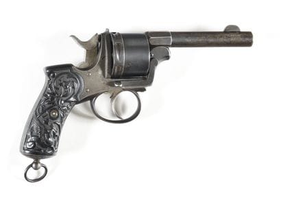 Revolver à broche système Galand, six coups,...