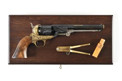 Revolver Colt navy modèle 1851
à percussion,...