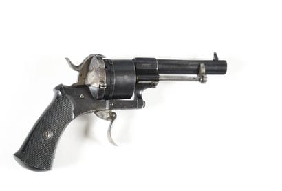 Revolver à broche système Lefaucheux, six...