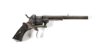 Revolver à broche système Lefaucheux, six...