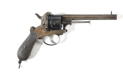 Revolver à broche système Lefaucheux, six...