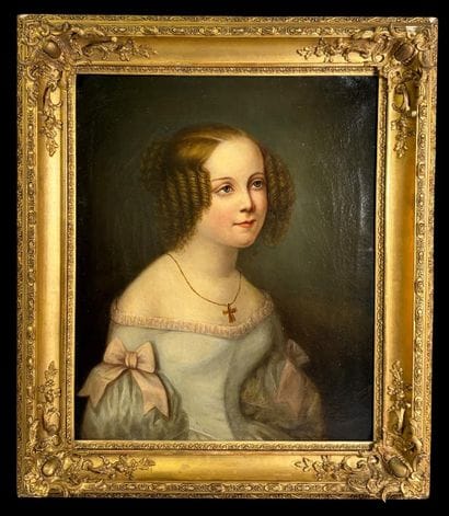 19th century FRENCH SCHOOL
Portrait of a...