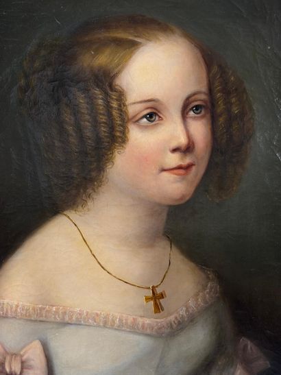19th century FRENCH SCHOOL
Portrait of a...