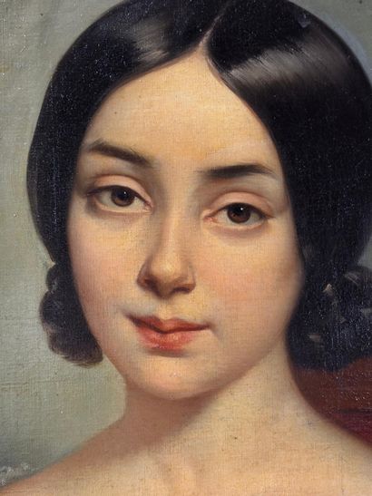 19th century FRENCH SCHOOL
Portrait of a...