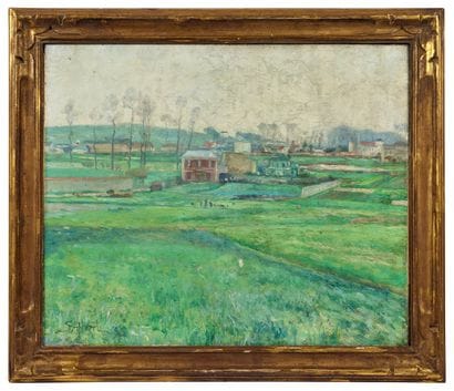 Gustave ALBERT (1866-1905)
Paysage 
Huile...