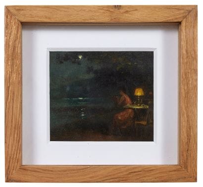 Marcel RIEDER (1862-1942)
Sous les platanes,...