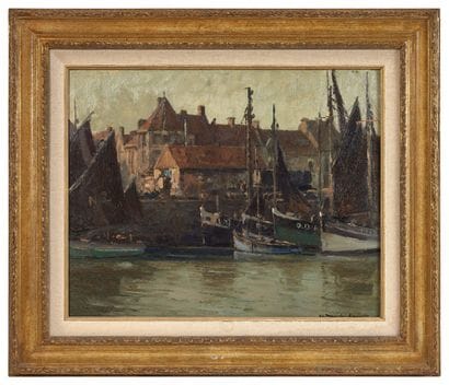 Wilhelm HAMBÜCHEN (1869-1939)
Voiliers au...