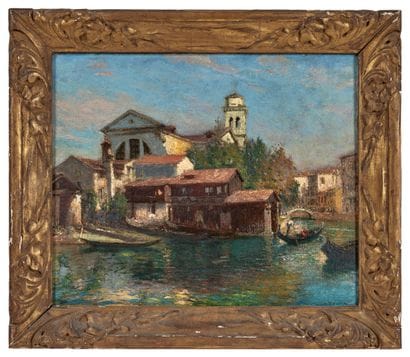 Gaston BOUCART (1878-1962)
Venise, San Trovaso...