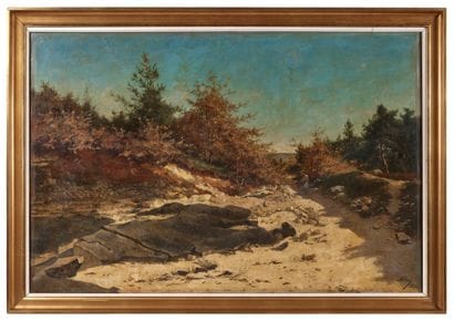 Adrien SCHULZ (1851-1931)
Chemin rocheux,...