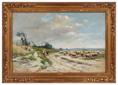 Auguste PRÉVOT-VALERI (1857-1930)
Bergère...
