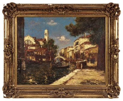 Charles COUSIN (1904-1972)
Le Squero de Venise,...