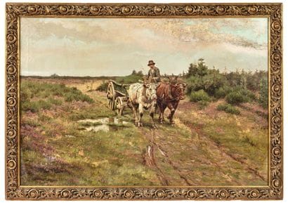 Louis LONCIN (1875-1946)
Paysan partant au...