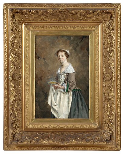Jules E. DE LA ROCHENOIRE (1825-1899) 
Jeune...