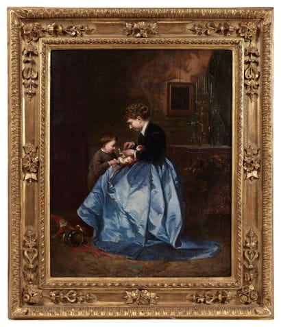 Ecole italienne du XIXème siècle, entourage...