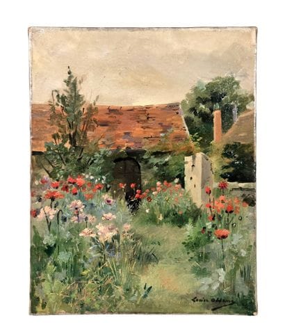 Louise ABBÉMA (1853-1927)
Jardin fleuri
Huile...