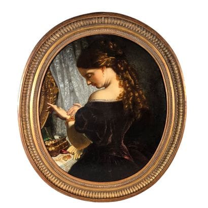 Henri SCHLESINGER (1814-1893)
Elégante se...