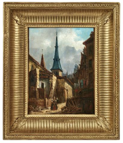 Hippolyte GARNERAY (1787-1858)
Chapelle dans...