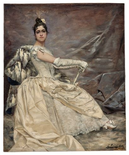 Léon Louis Antoine TANZI (1846-1913)
Elégante...