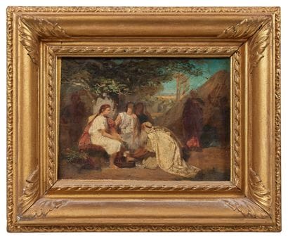 Émile LEVY (1826-1890)
Le lavement des pieds...