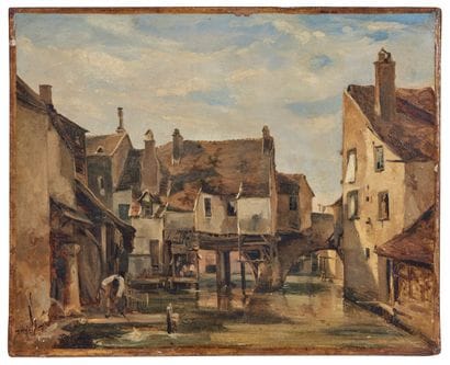 Jules COIGNET (1798 - 1860), attribué à 
Personnage...