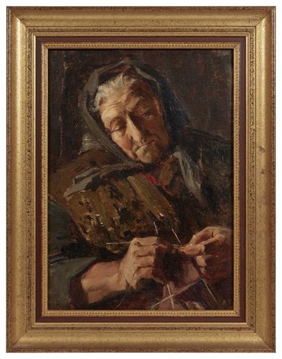 Antoine VOLLON (1833-1900), attribué à 
Portrait...
