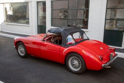 1959 MGA 1500 roadster
US registration document...