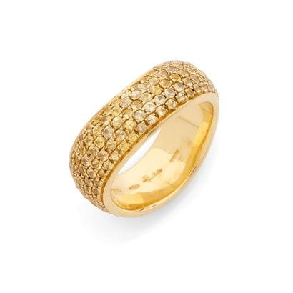 POMELLATTO
Bague jonc ondulé retenant un...