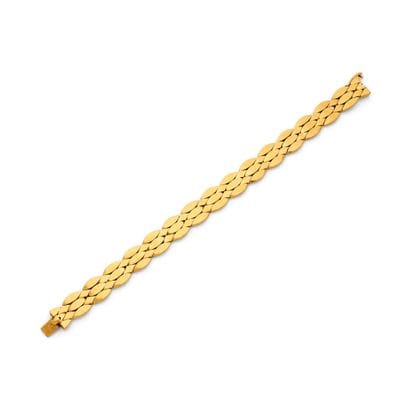 CARTIER
BRACELET 
composé d'une maille géométrique...