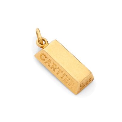 CARTIER 
PENDENTIF
représentant un lingot...