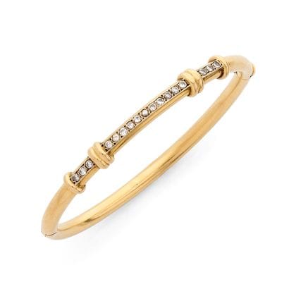 BRACELET JONC
de forme ovale et partiellement...
