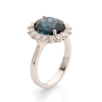 BAGUE
présentant une forme de marguerite...