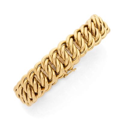 BRACELET
présentant une maille américaine...