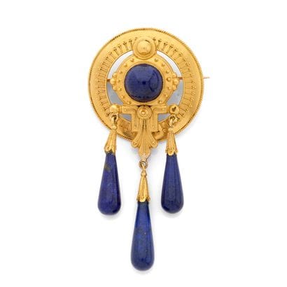 BROCHE
de forme circulaire présentant un...