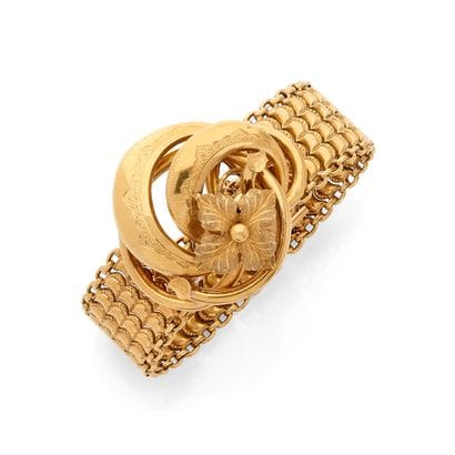 19TH CENTURY
BRACELET 
featuring an asymmetrical...
