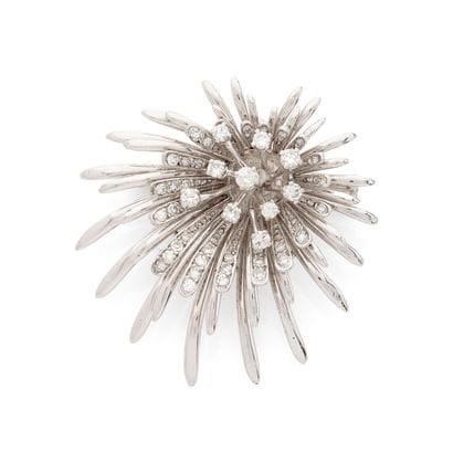 BROCHE FEU D'ARTIFICE
ponctuée de diamants...