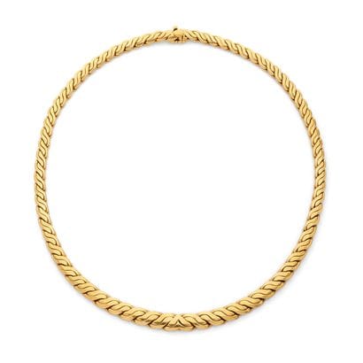 COLLIER
retenant une maille géométrique en...