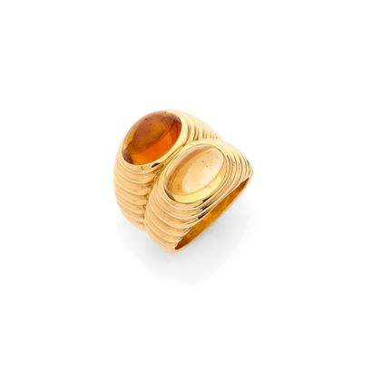 BULGARI 
BAGUE DOUBLE JONC 