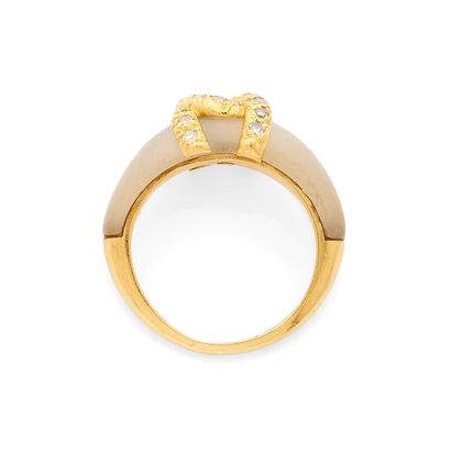 CARTIER
BAGUE JONC
retenant un double 