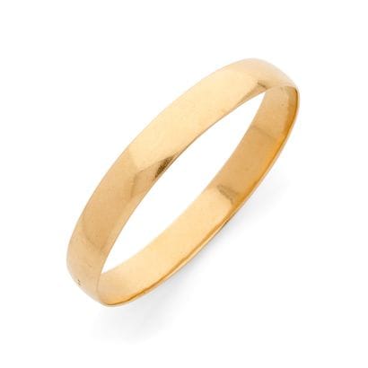 BRACELET JONC 
Monture en or jaune 18K (750...