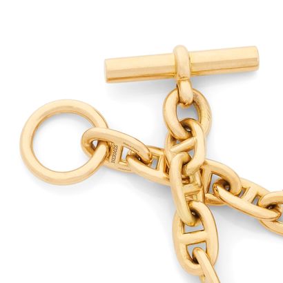 HERMÈS
BRACELET 
retenant une suite de maillons...