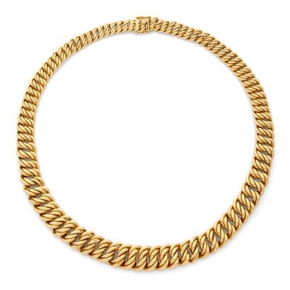 COLLIER
composé d'une maille américaine en...